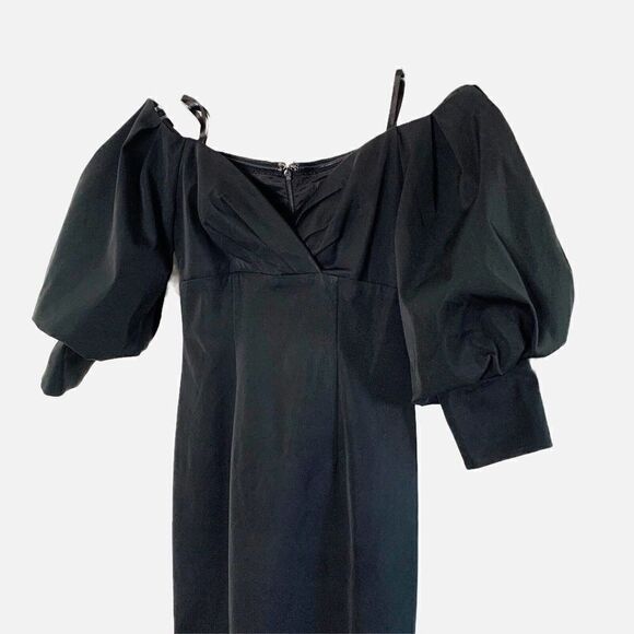 Aidan Maddox Dress Women’s Formal Floor Length Off Shoulder Puff Sleeve Gown 0 - Picture 11 of 12